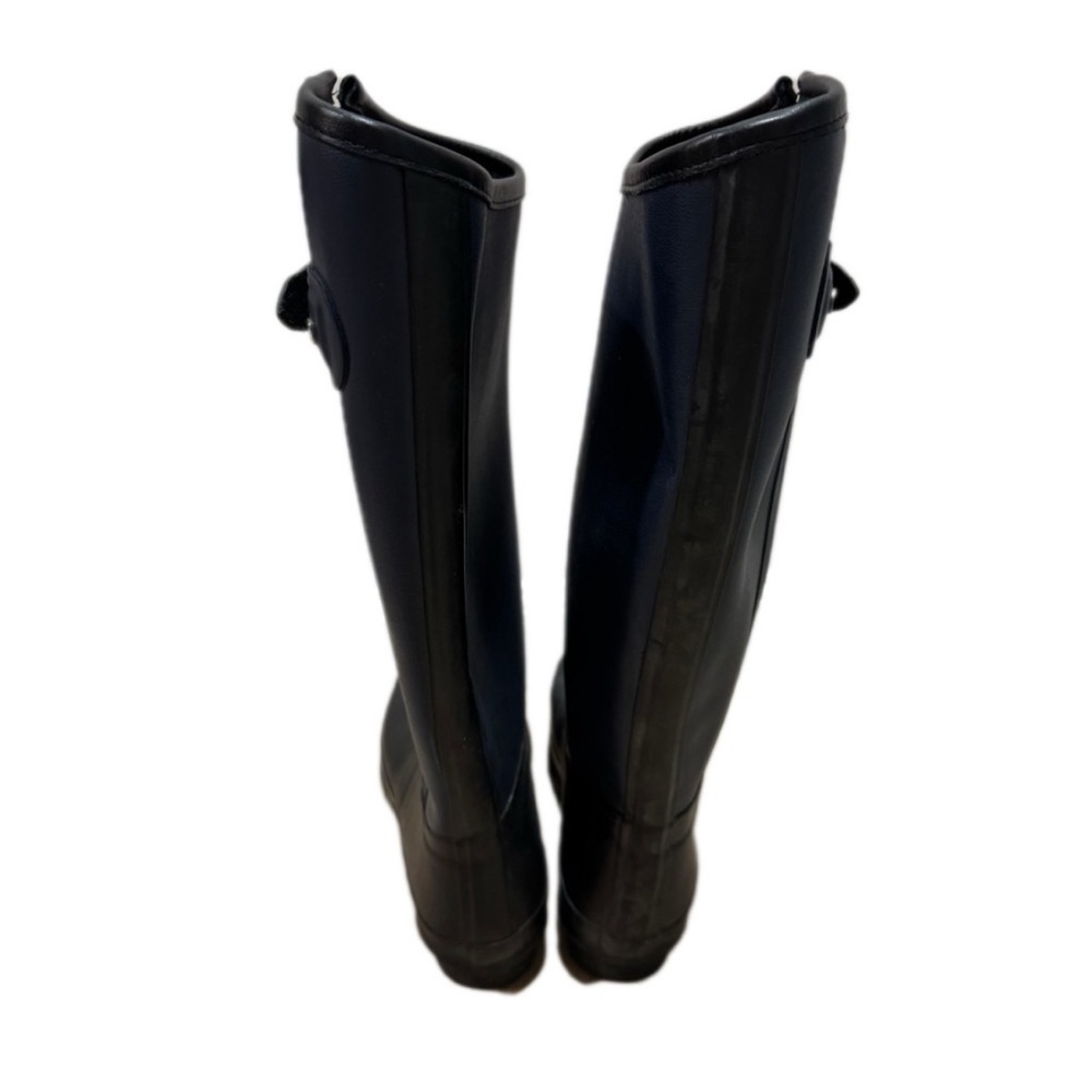 Hunter X Rag & Bone Women's Black Rain Boots Pre Owned, size 40/41 - Picture 5 of 10